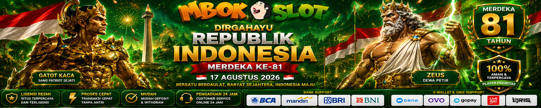DIRGAHAYU REPUBLIK INDONESIA FULL GACOR!!